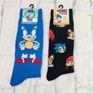 Sonic The Hedgehog Sega Men’s Crew Socks